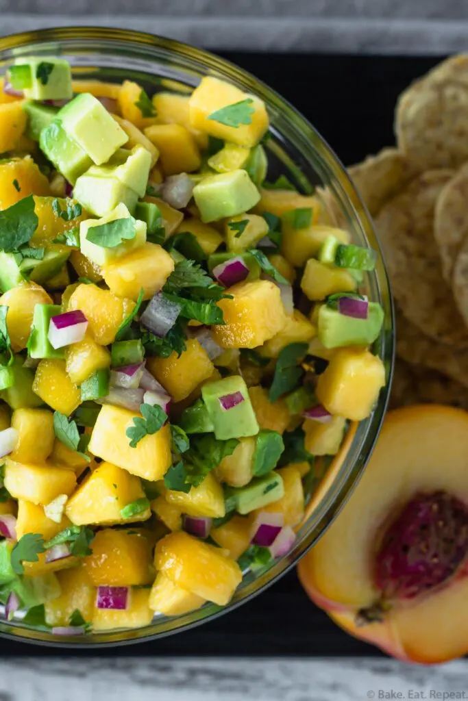 avocado peach salsa