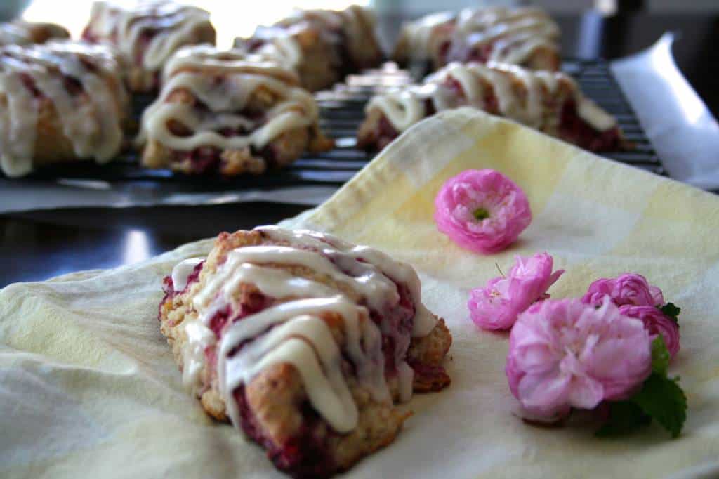 Lemon Raspberry Scones