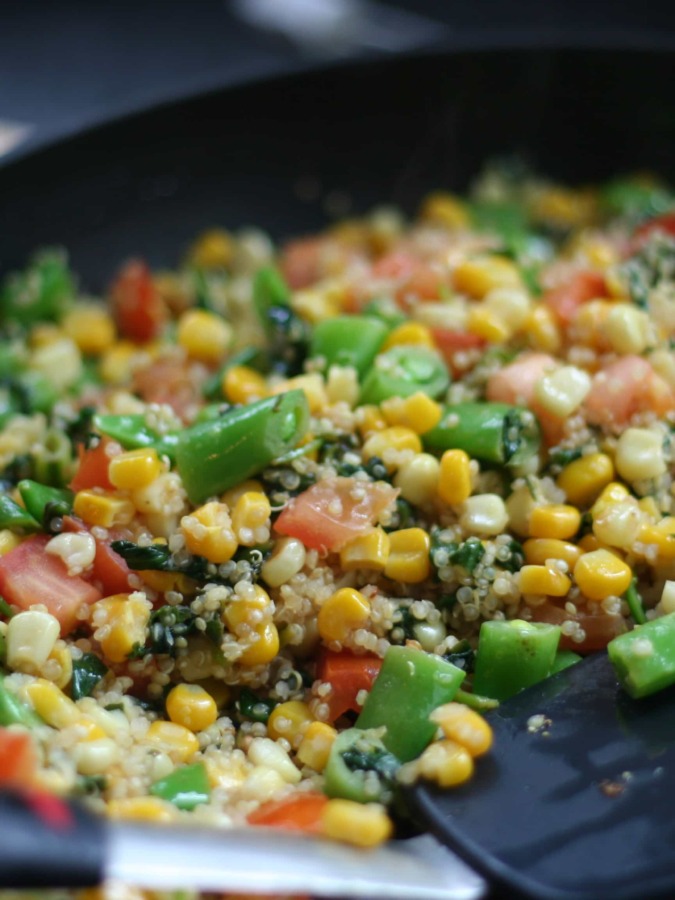 Vegetable Quinoa Stirfry