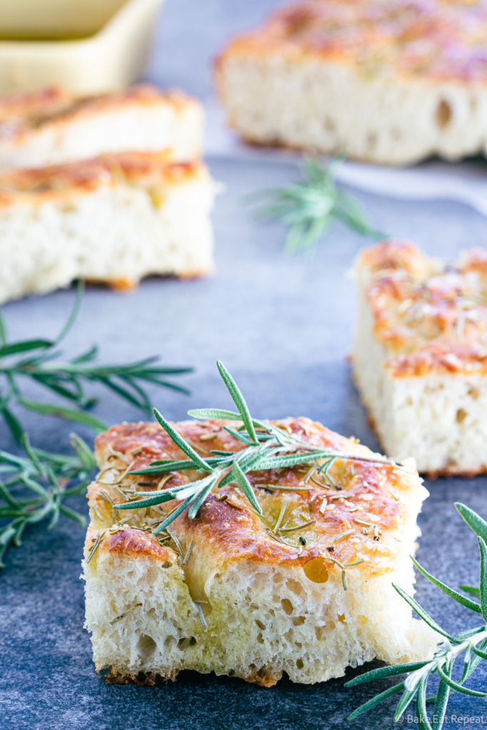 no knead focaccia bread