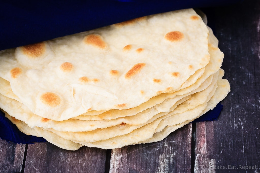 Homemade Tortillas - Easy to make, melt in your mouth homemade tortillas. These tortillas are so much better then the store-bought ones - and easier then you would think!