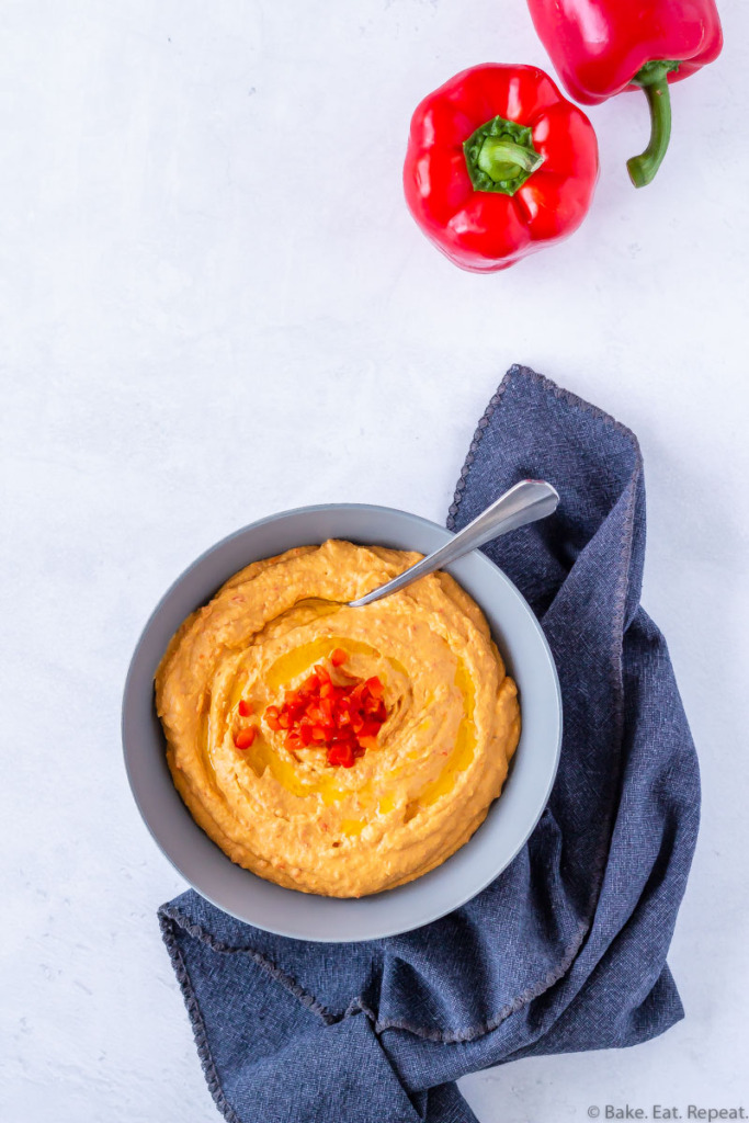 roasted red pepper hummus