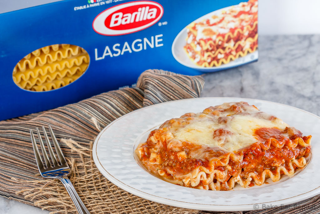 Easy homemade lasagna