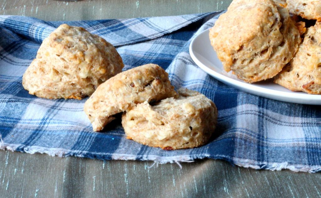 Cheddar Bacon Beer Biscuits - Bake.Eat.Repeat.