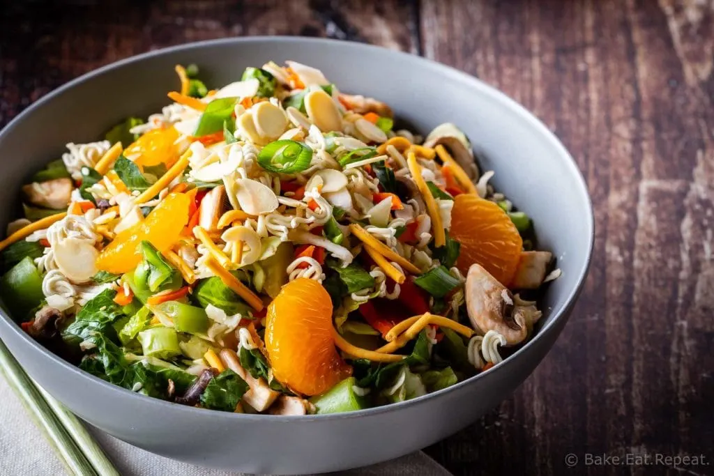 Make ahead, easy Asian chopped salad