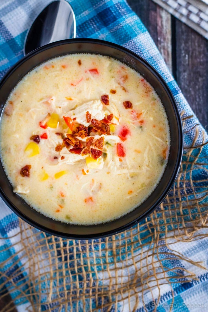 Corn Chowder with chicken