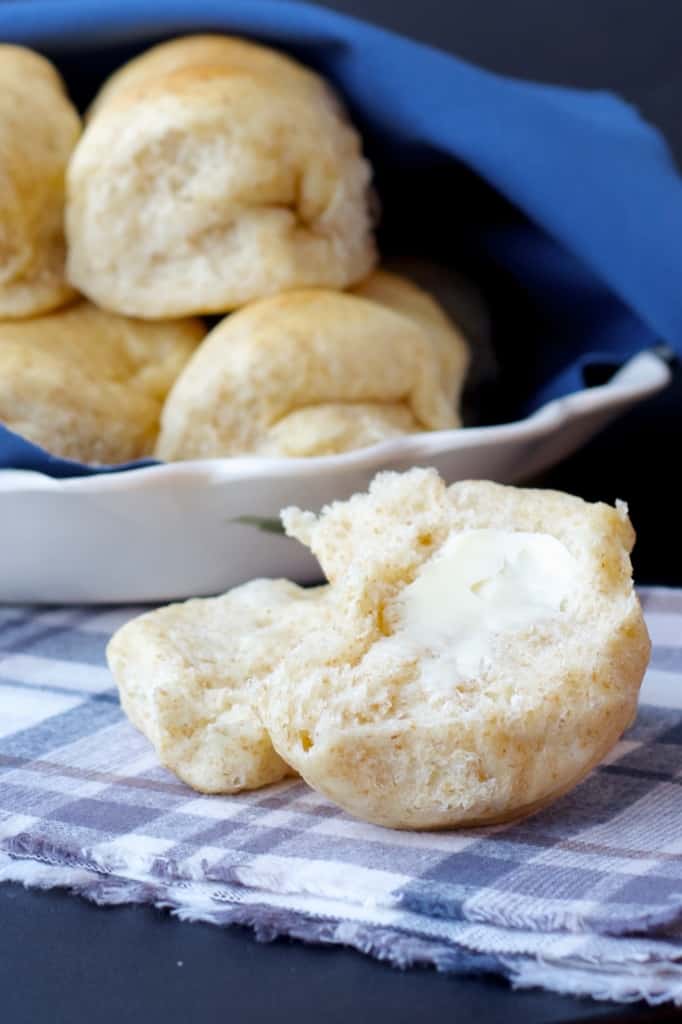 Whole Wheat and Honey Parker House Rolls - Bake.Eat.Repeat.