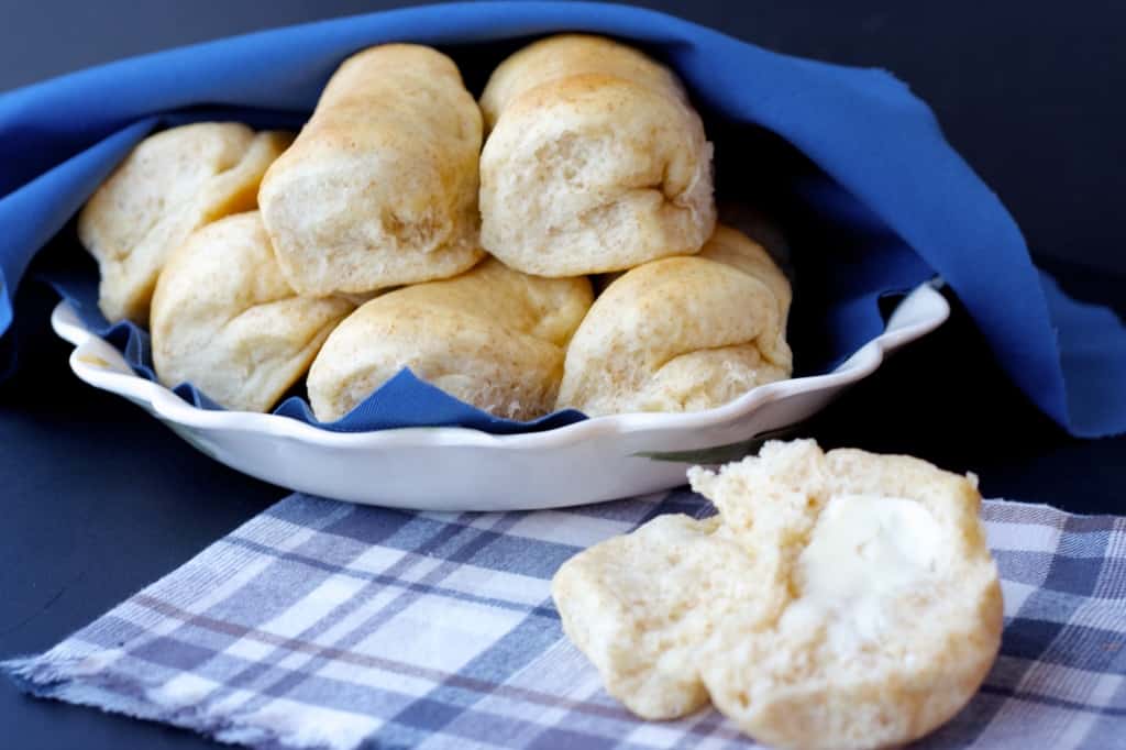 Whole Wheat and Honey Parker House Rolls - Bake.Eat.Repeat.