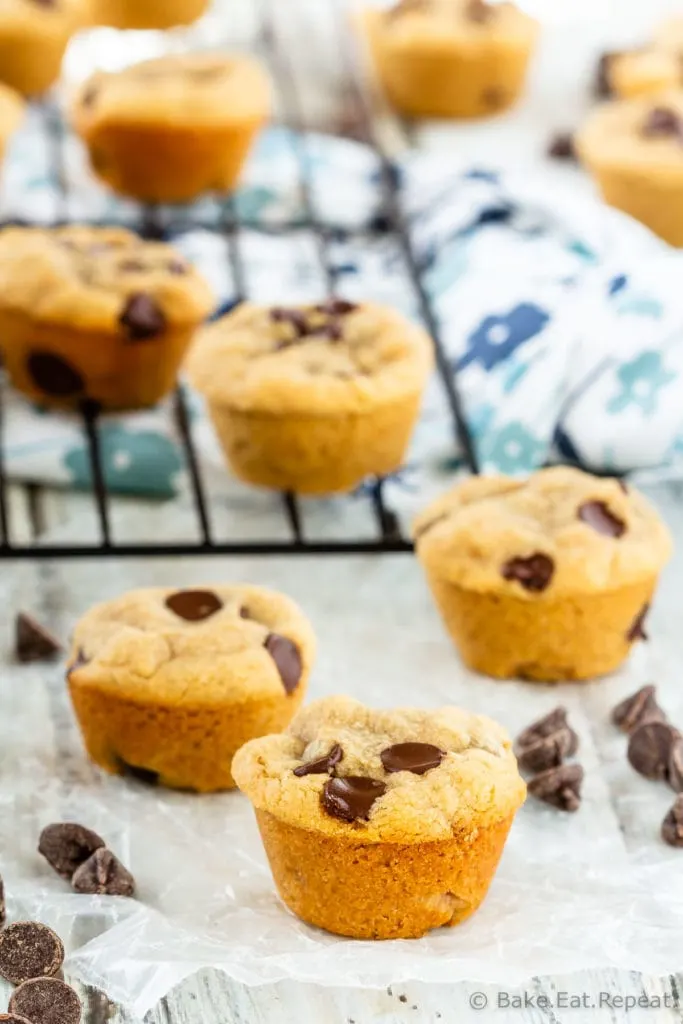 Chocolate Chip Peanut Butter Cookie Cups