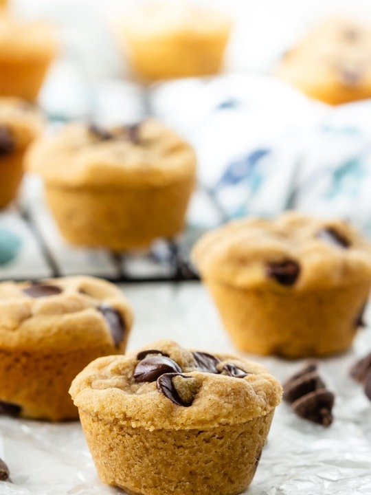 Mini Chocolate Chip Peanut Butter Cookie Cups