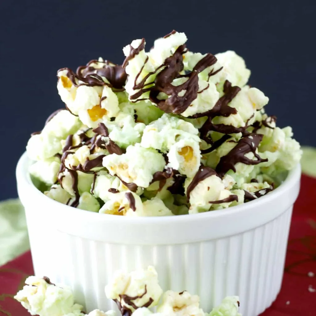 Chocolate Mint Popcorn