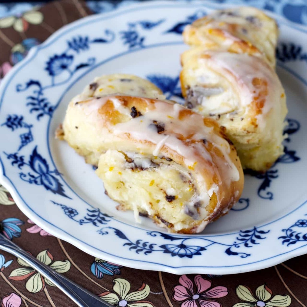 Chocolate orange sweet rolls