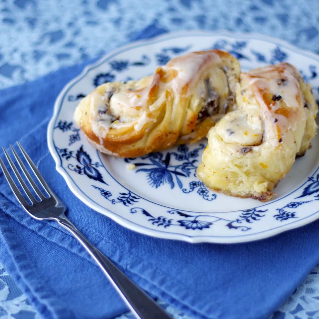 Chocolate orange sweet rolls