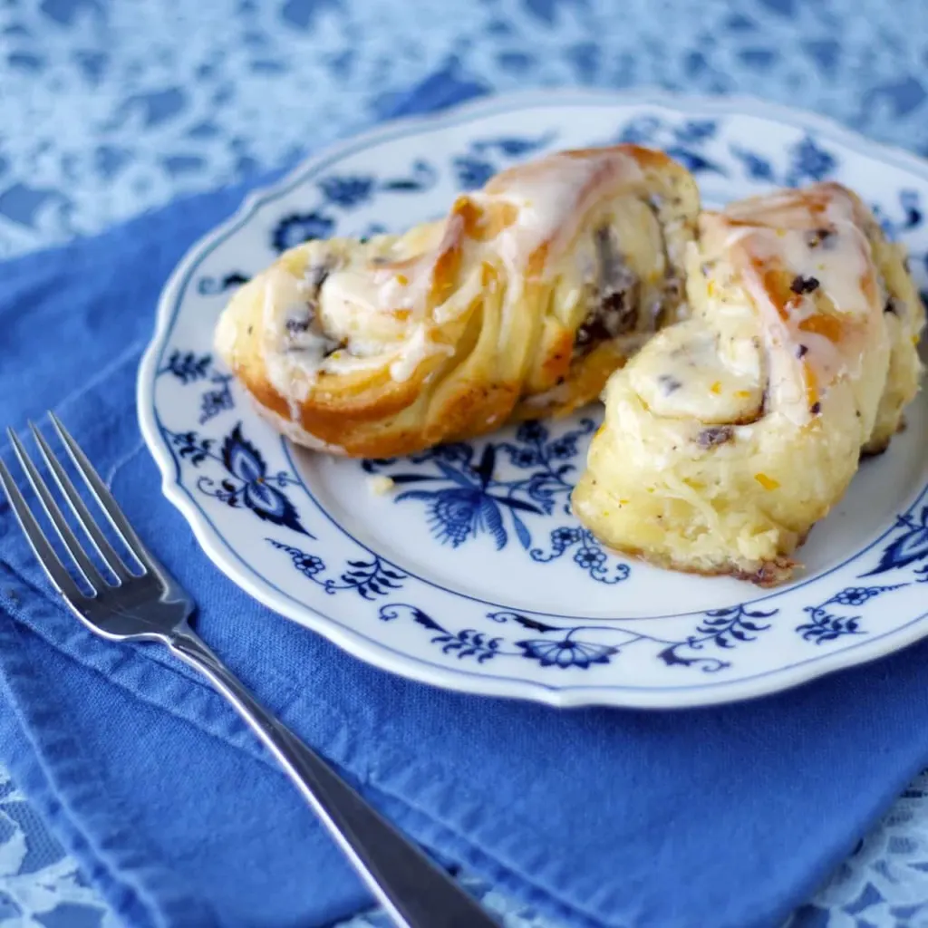 Chocolate orange sweet rolls