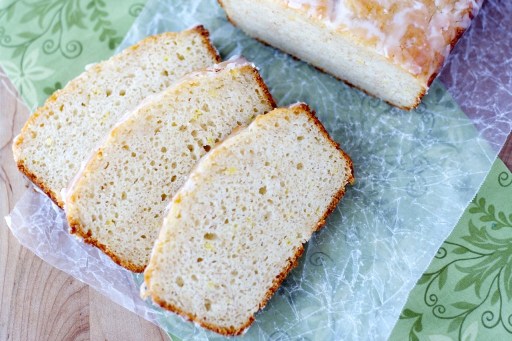 Lemon Yogurt Bread - Healthy, whole wheat lemon yogurt bread with a delectable lemon glaze. Quick, easy and healthy for the perfect breakfast or snack!