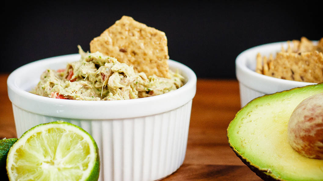 A quick and easy lunch or snack, this avocado tuna salad is healthy, easy, and absolutely amazing!