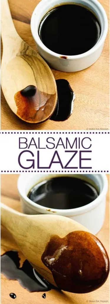 Balsamic Glaze - Homemade balsamic glaze is so simple to make at home, and delicious on so many things!