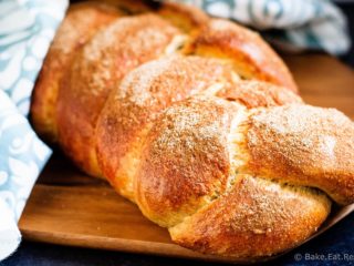 Cinnamon Challah - Easy to make, and absolutely perfect for French toast, this cinnamon challah bread is on the 