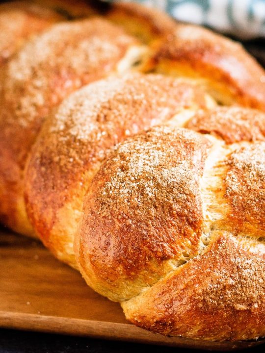 Cinnamon Challah - Easy to make, and absolutely perfect for French toast, this cinnamon challah bread is on the 