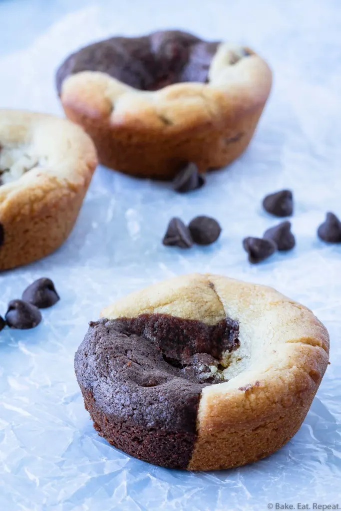 peanut butter brookie cups