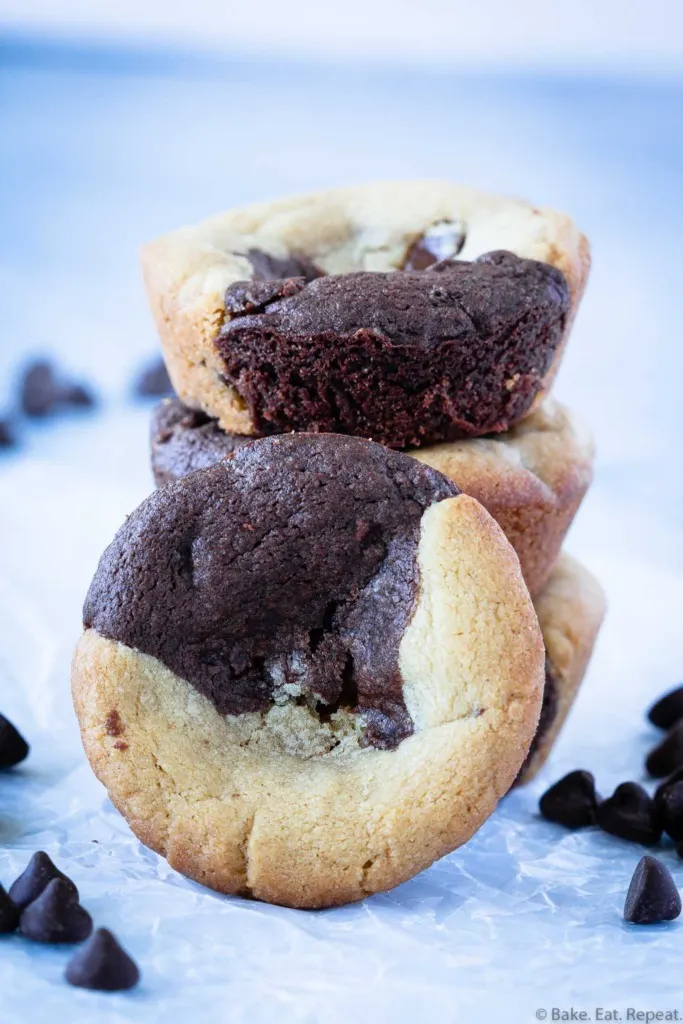 peanut butter brookie cups