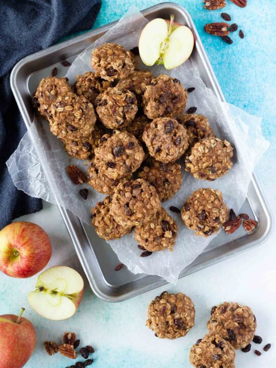 Apple Oatmeal Breakfast Cookies