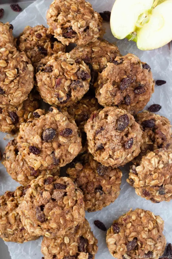 apple oatmeal breakfast cookies