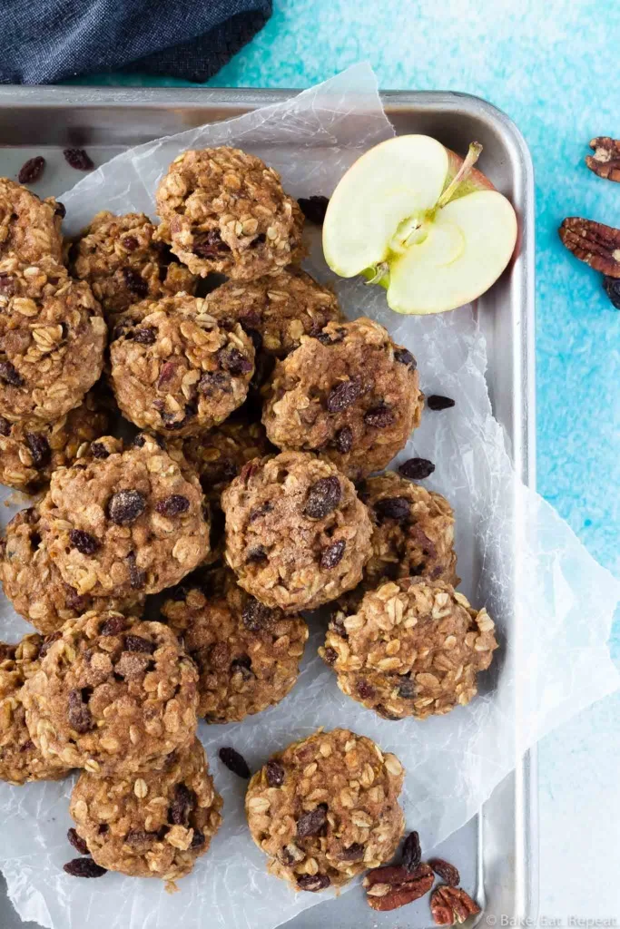 apple oatmeal breakfast cookies