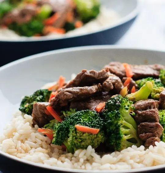 Easy Beef and Broccoli - Super quick and easy beef and broccoli for #30MinuteThursday - this stir fry is on the table in under 30 minutes and is way better then takeout!