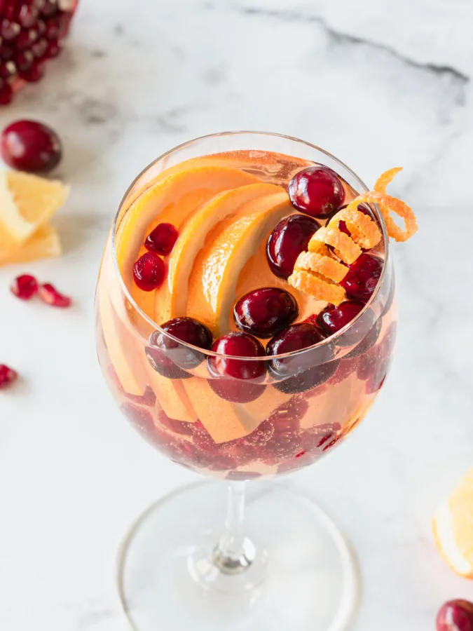 Christmas sangria