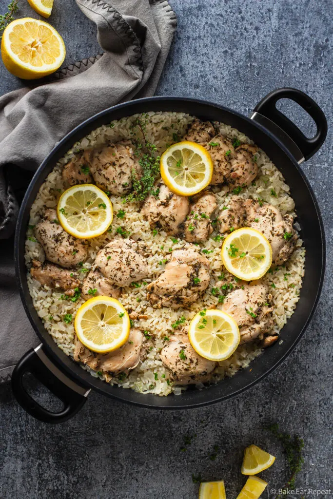 One Pot Spanish Chicken and Rice - Ahead of Thyme