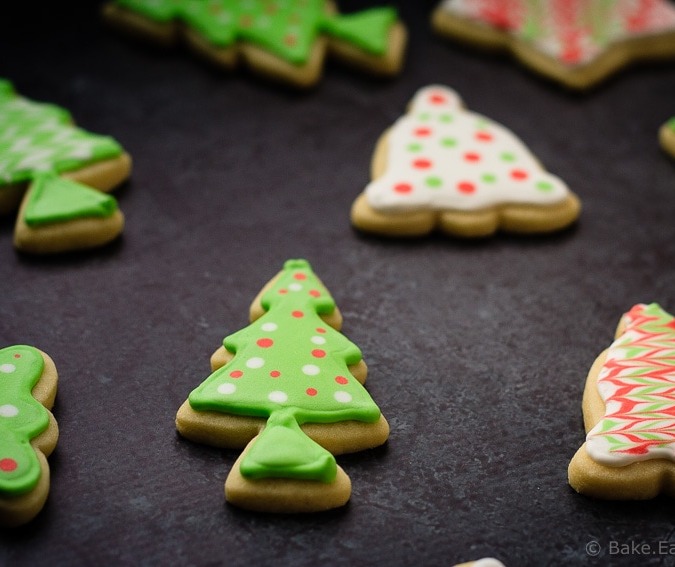 Sugar Cookies - The best sugar cookies for making Christmas cut-outs. Soft, sweet, and easy to make!