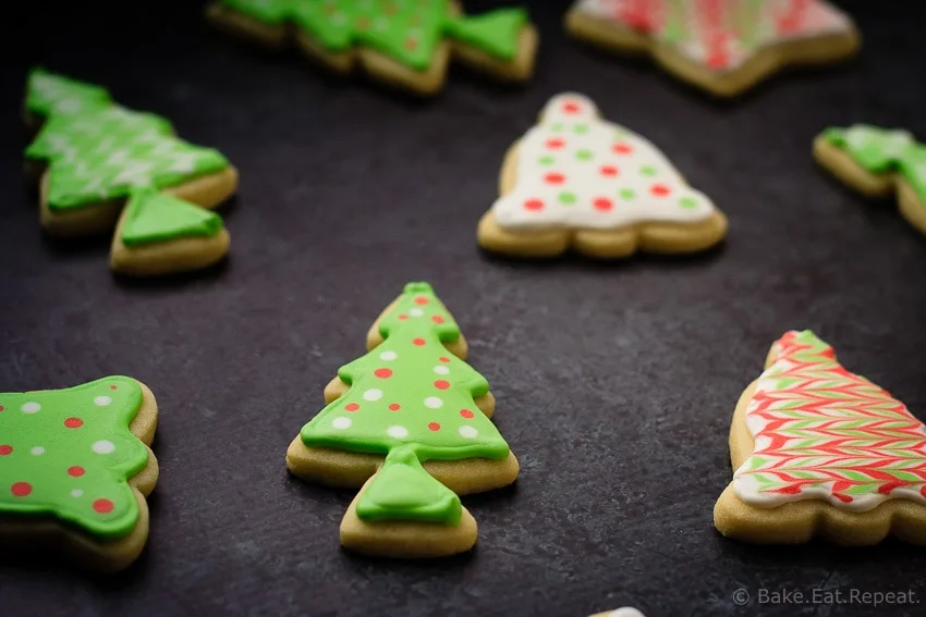 Sugar Cookies - The best sugar cookies for making Christmas cut-outs. Soft, sweet, and easy to make!