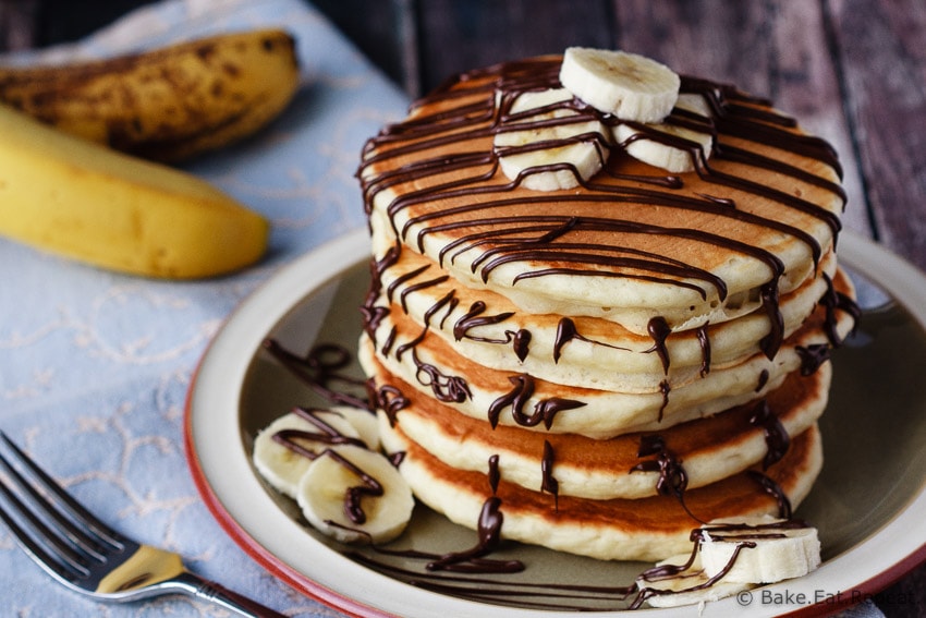 Banana Pancakes Bake Eat Repeat Simple Family Friendly Recipes