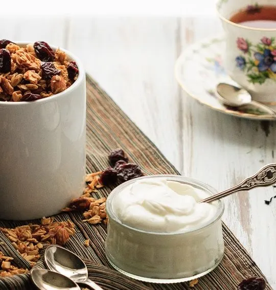 Cherry Almond Granola - Homemade cherry almond granola - healthier and tastier then the store-bought kind - and so easy to make!