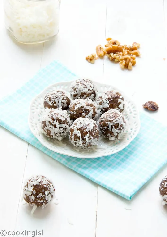 Date cherry protein energy balls - cooking lsl