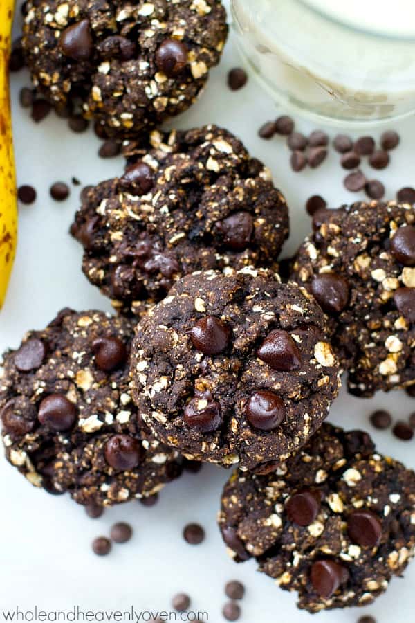 Healthy-Double-Chocolate-Breakfast-Cookies Whole and heavenly oven
