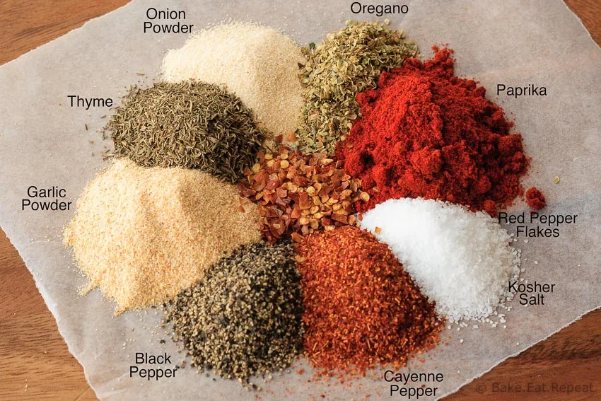 Homemade Cajun Seasoning - Quick and easy homemade cajun seasoning that you probably have all the ingredients for already! You'll never need to buy pre-made cajun seasoning again!