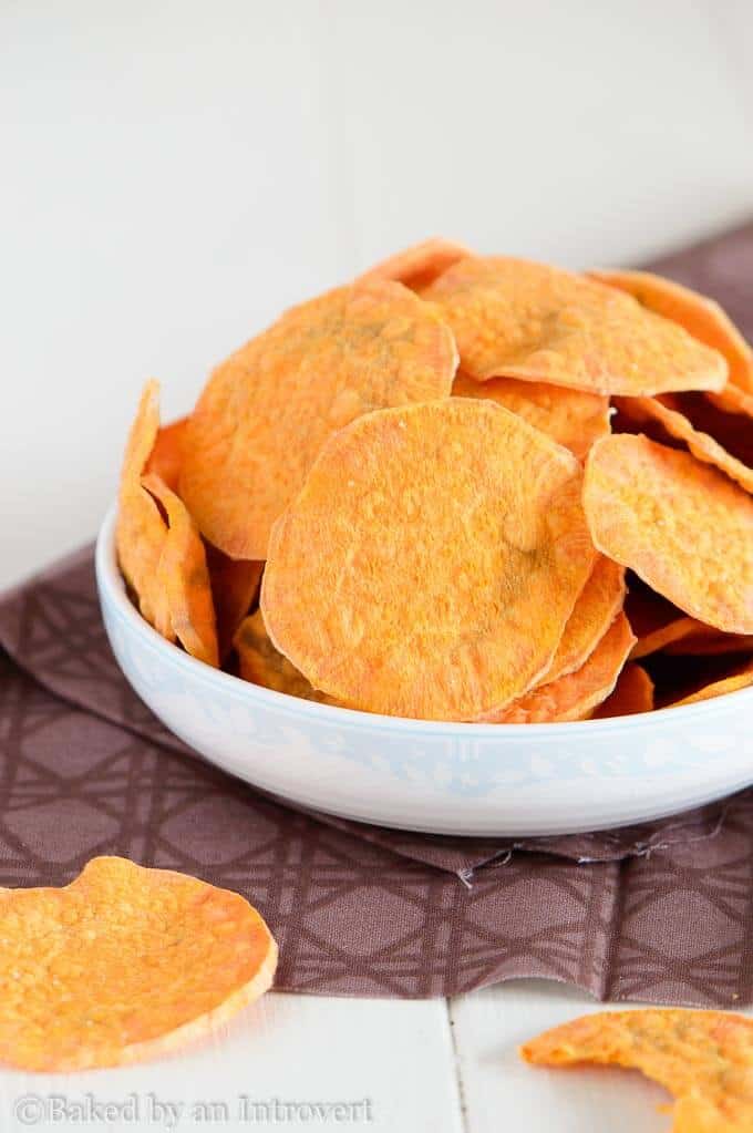 Sweet-Potato-Chips-in-the-Microwave - Baked by an Introvert