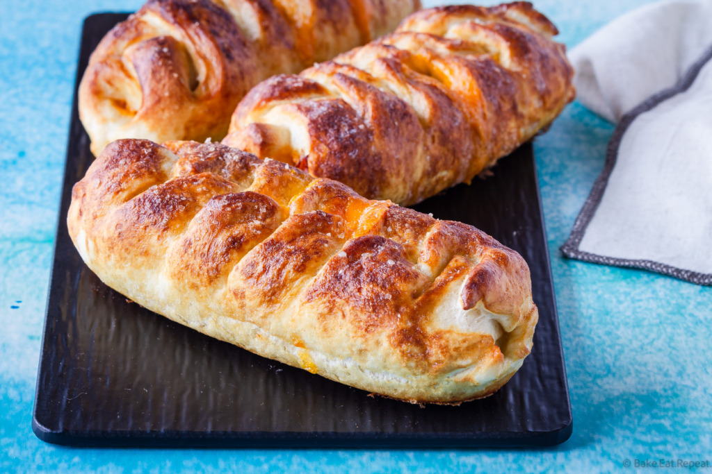 ham and cheese pretzel rolls