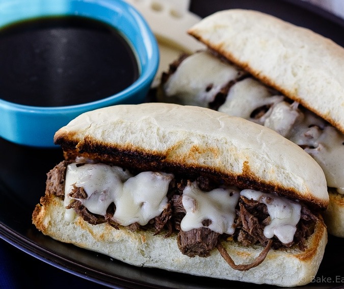 Slow Cooker French Dip Sandwiches - Easy, amazing, slow cooker French Dip Sandwiches - you will make these again and again!