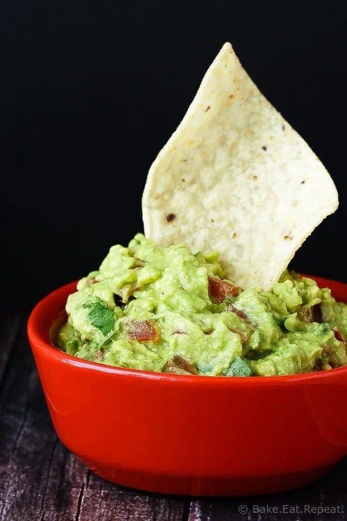 Guacamole - Quick and easy guacamole - so easy to make and so good that you will never want to buy it again! It’s the perfect snack or appetizer!