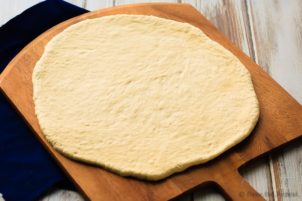 No Rise Pizza Dough - Fast and easy to make no rise pizza dough – scratch, homemade pizza in under an hour!