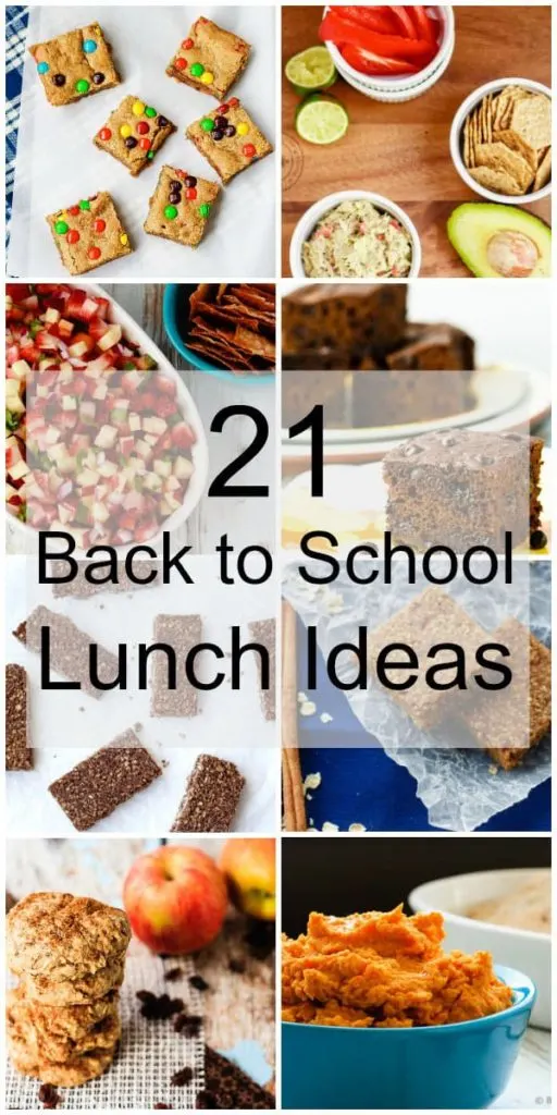 21 Back to School Lunch Ideas - A great round up of lunch/snack ideas for school lunches - 21 lunch ideas to make back to school a little bit easier!