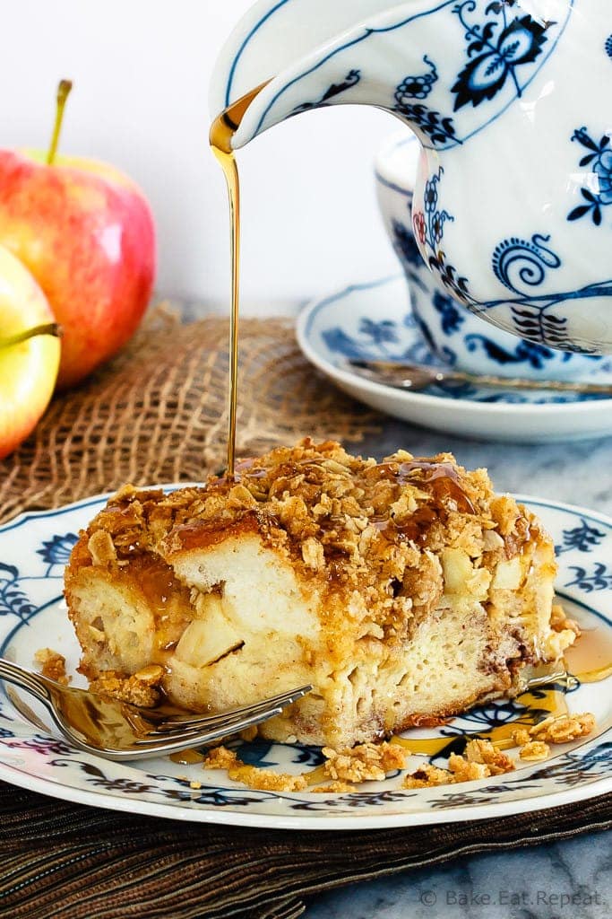 Apple Crisp French Toast Casserole