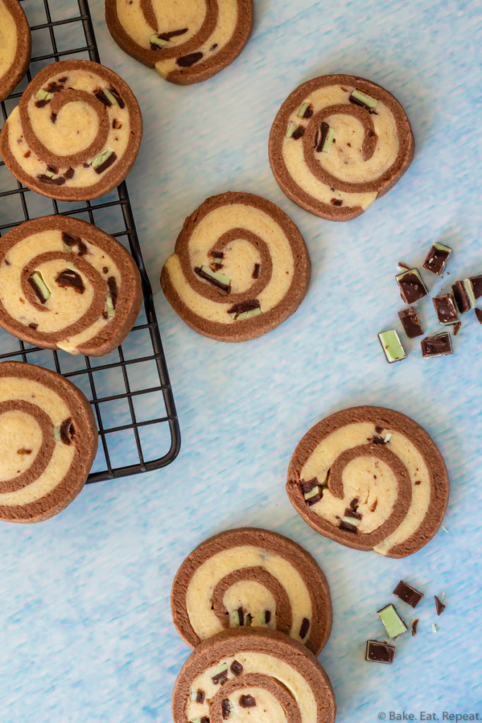 peppermint pinwheel cookies