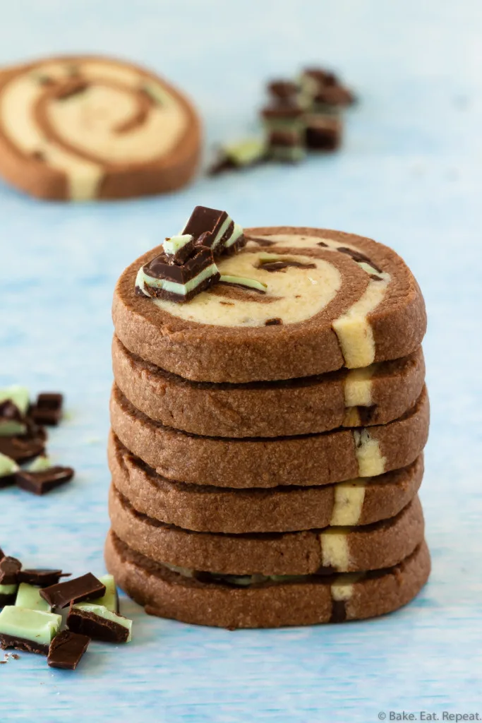 peppermint pinwheel cookies