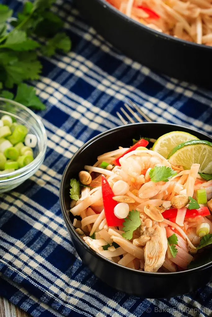 30 Minute Pad Thai - Skip the takeout and make your Pad Thai at home instead! Super easy to make and it’s on the table in 30 minutes!