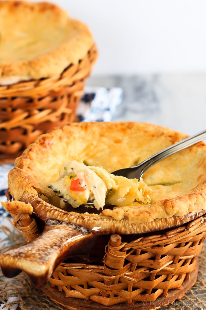 Chicken Pot Pie - This homemade, from scratch chicken pot pie is super easy to make. One of our favourite meals, this easy chicken pot pie is comfort food at it's finest!