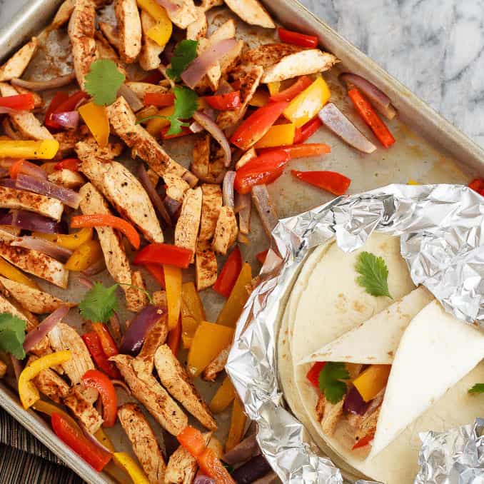 Sheet Pan Chicken Fajitas Recipe